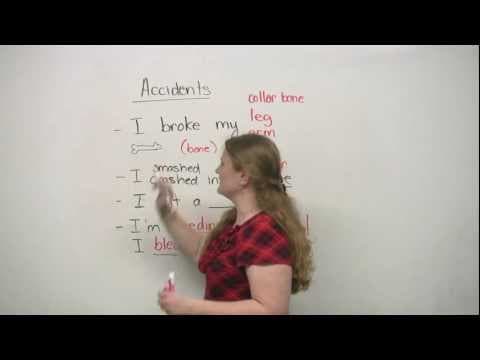 Speaking English - Talking about Accidents thumbnail