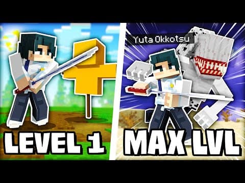 I Went From LEVEL 1 to MAX as YUTA OKKOTSU in Minecraft! (Sorcery Age) thumbnail