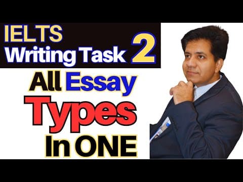 IELTS Writing Task 2: All Essay Types In ONE By Asad Yaqub thumbnail