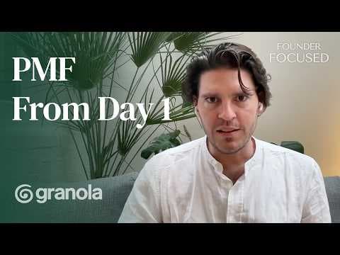 How to Build a Product that Hits PMF on Day 1 | Granola, Christopher Pedregal thumbnail