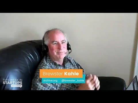 E1111: Brewster Kahle on archiving the entire Internet, protocols over platforms, microschools thumbnail
