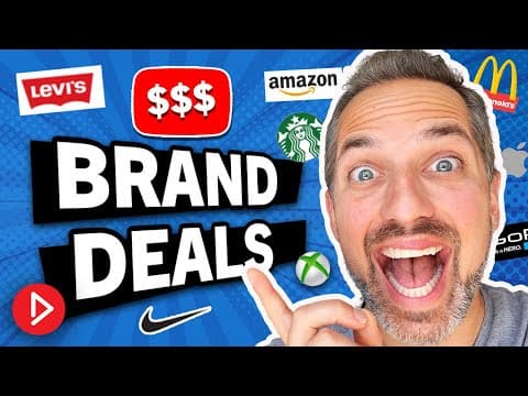 How to get Brand Deals as a Small YouTuber thumbnail