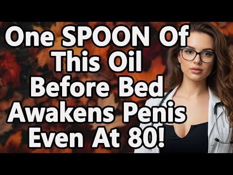 Urologist: One Tablespoon Of This Oil Before Bed Returns Morning Wood | Advice For Elderly thumbnail