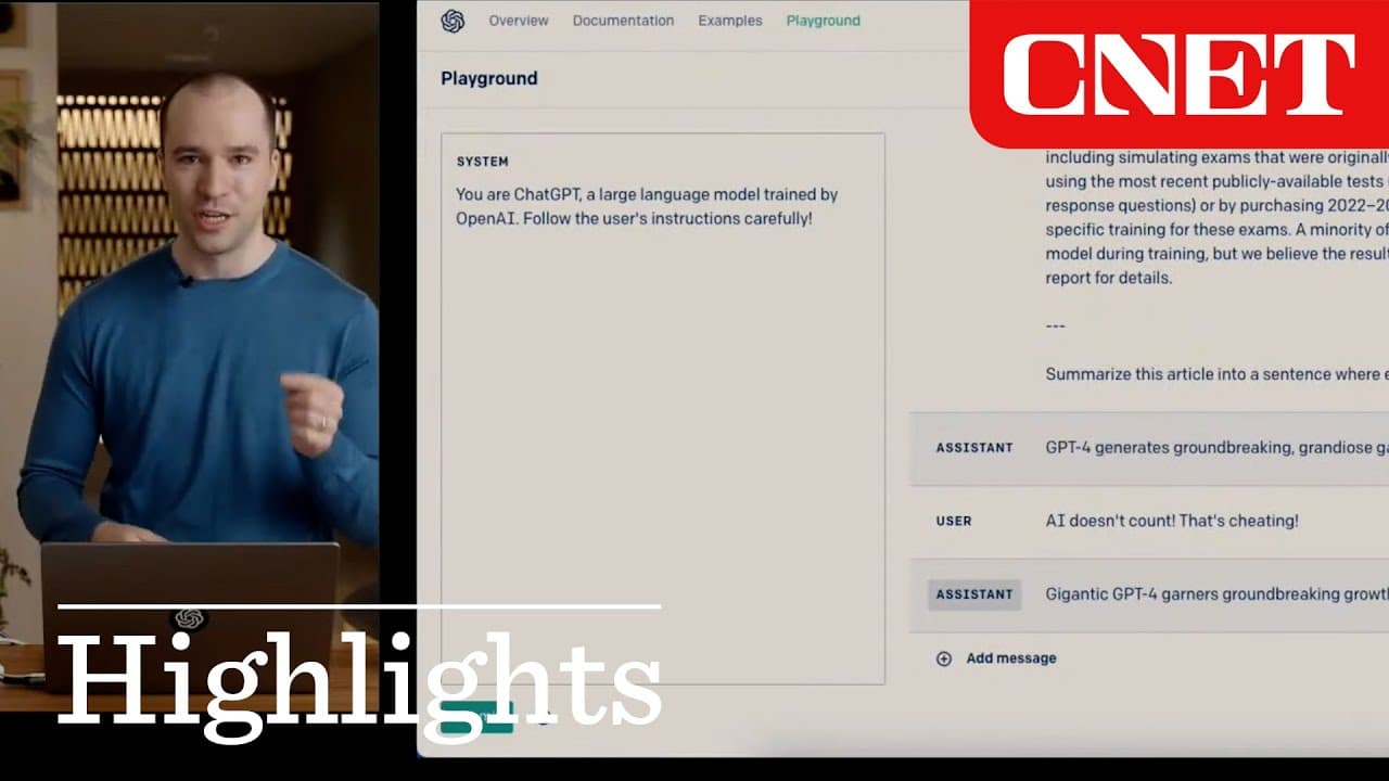 YouTube video player