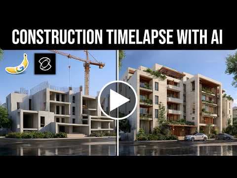 This AI Tool Turns a Single Render into a Full Construction Timelapse 😱 thumbnail