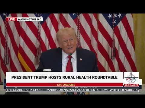 FULL REPLAY: President Trump Holds a Rural Healthcare Roundtable - 01/16/26 thumbnail