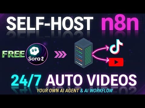 Build Your Own n8n AI Agent — Unlimited Workflows, Run 24/7 thumbnail