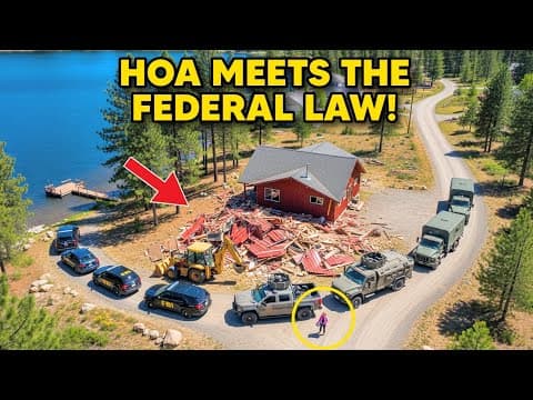 HOA Demolished My Lake Cabin for “Not Paying HOA Fees” — Too Bad My Whole Family are Federal Agents! thumbnail