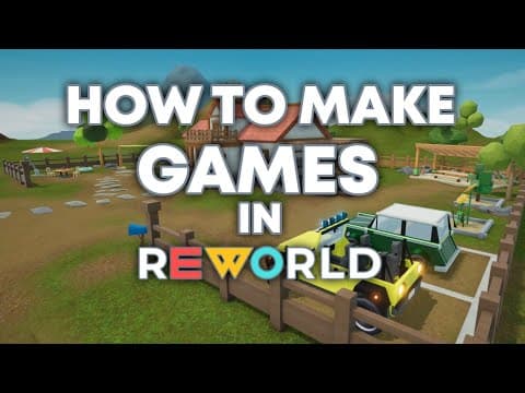 How to Create 3D Games on PC and Android with Reworld thumbnail