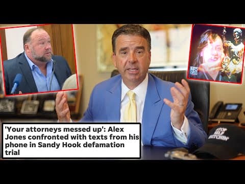 Criminal Lawyer Reacts to Key Moments in the Alex Jones Trial thumbnail