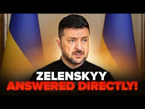 ⚡️Zelensky SHOCKED everyone with his conversation with Trump! Listen to what they AGREED on thumbnail