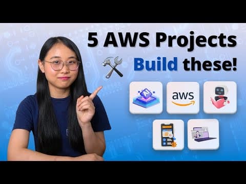 5 Beginner AWS Cloud Projects To Get You Hired (2025) thumbnail