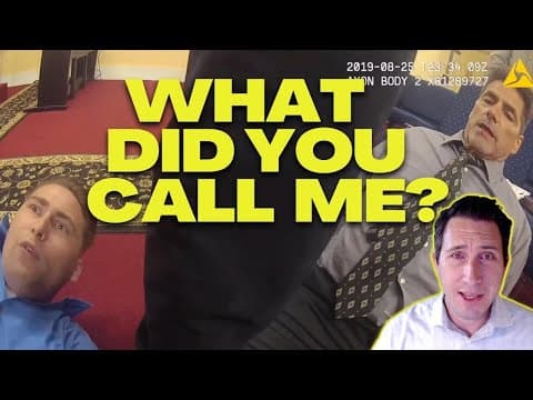 Pastor Calls Cop a "TYRANT" and Gets Chased Into Church thumbnail