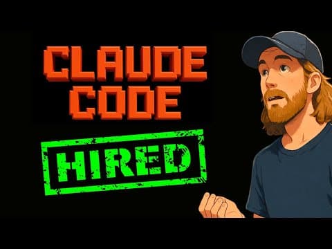Claude Code AI Agent (MCP) Is My No. 1 Employee (you must do this) thumbnail