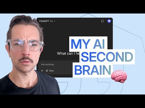 Build a Real AI Second Brain in 30 Minutes (No Templates, No BS) thumbnail