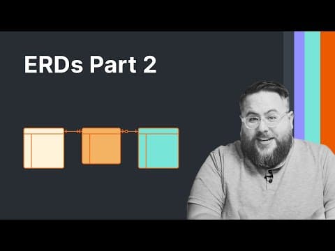 Entity Relationship Diagram (ERD) Tutorial - Part 2: Primary keys, foreign keys, and bridge tables thumbnail