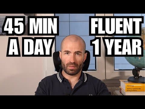 The 45-Minute Language Learning Routine That Makes You Fluent in 1 Year thumbnail
