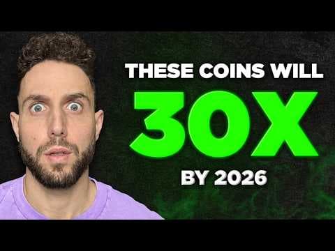 Top 30 Crypto Altcoins That Can 30X By 2026! (URGENT) thumbnail