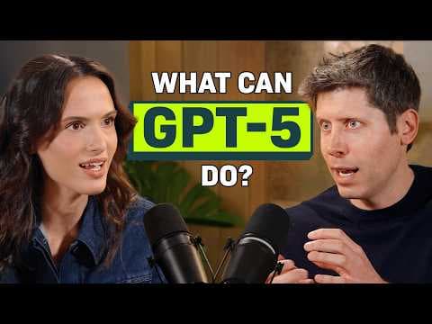 Sam Altman Shows Me GPT 5... And What's Next thumbnail