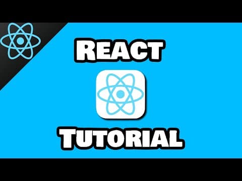 React tutorial for beginners ⚛️ thumbnail