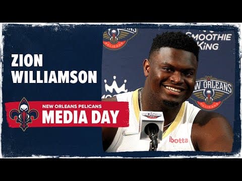 Zion Williamson Excited for Return | New Orleans Pelicans Media Day 2022 thumbnail