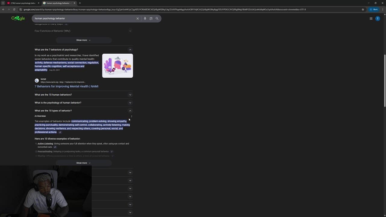 YouTube video player