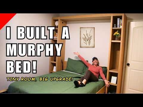 I Built the Best Murphy Bed--with a Folding Desk! thumbnail