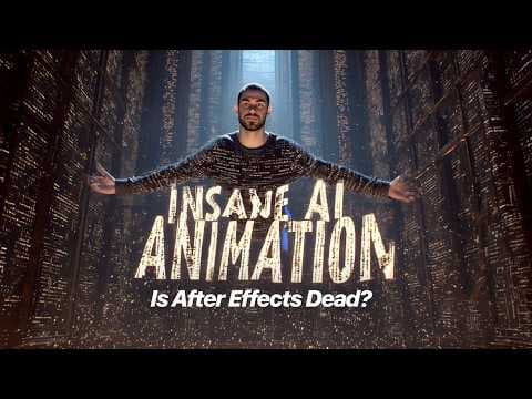 Create INSANE AI Text Animations from One Prompt (FREE & No VFX Software) thumbnail