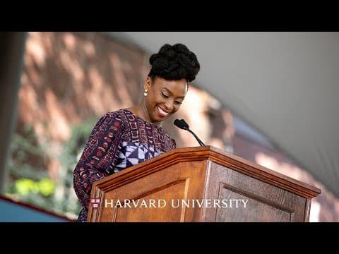 Author Chimamanda Ngozi Adichie addresses Harvard's Class of 2018 thumbnail