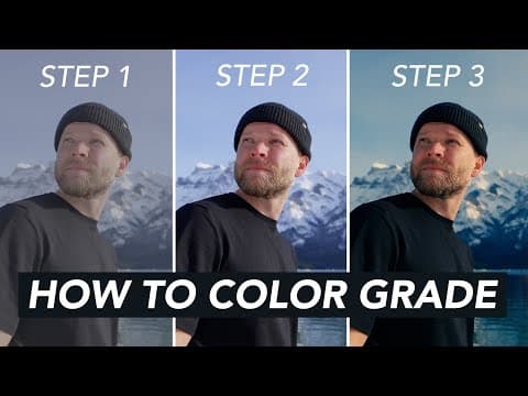 How to Color Grade Videos Quickly and Professionally? thumbnail