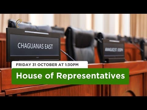 11th Sitting of the House of Representatives - 1st Session - 13th Parliament - October 31, 2025 thumbnail