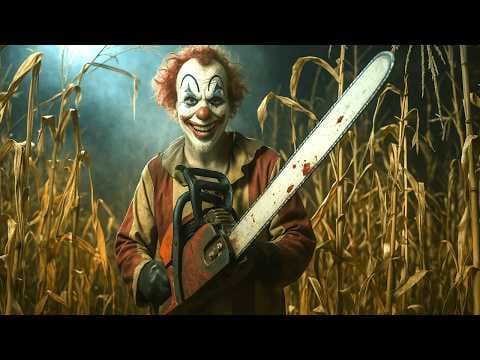 Clown in a Cornfield (2025) Film Explained in Hindi/Urdu | Frendo The Clown Story Summarized हिन्दी thumbnail