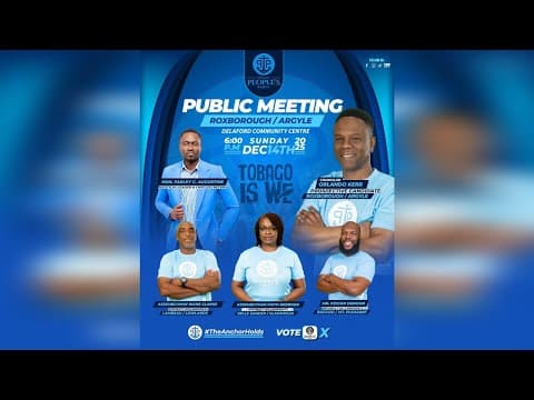 Tobago People's Party Political Meeting - Roxborough / Argyle thumbnail