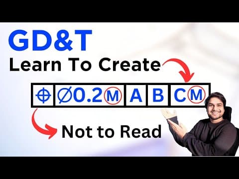 How To Learn GD&T as DESIGN Engineer | Lesson 01 | MasterClass Series thumbnail