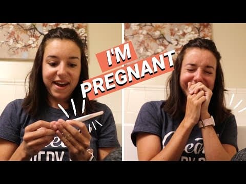PREGNANCY ANNOUNCEMENT! 😱 | Finding Out I'm Pregnant & Telling My Husband + Family!!! thumbnail
