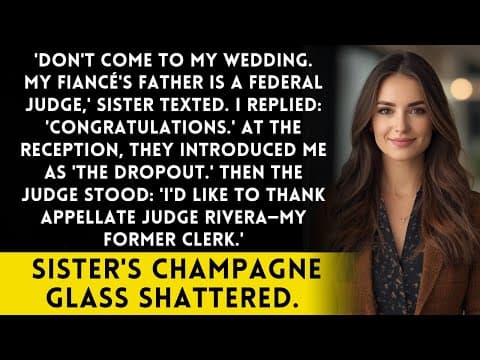 Sister Said "Don't Come - The Judge's Family Is Elite" Until He Called Me From The Bench thumbnail