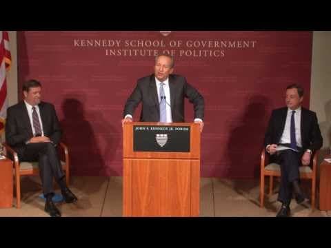 A public address by Mario Draghi | Institute of Politics thumbnail