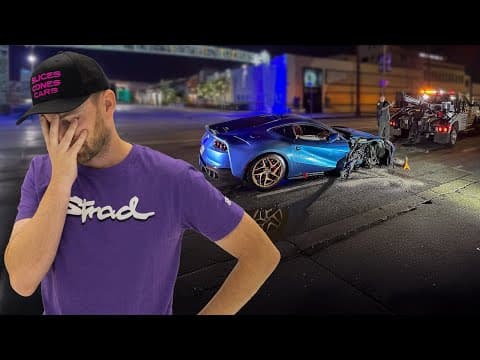 The Unfortunate Reality of my Crashed Ferrari 812 Superfast. thumbnail