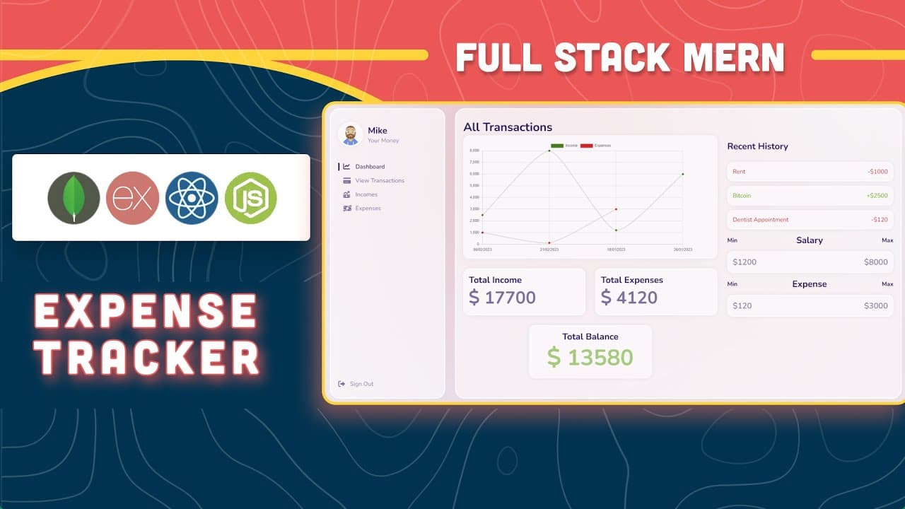 Full Stack Development with React and Node js - Expense Tracker ...