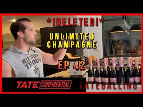 UNLIMITED CHAMPAGNE! | TATE CONFIDENTIAL | EPISODE 42 thumbnail