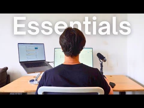 My productivity desk setup (2024) thumbnail