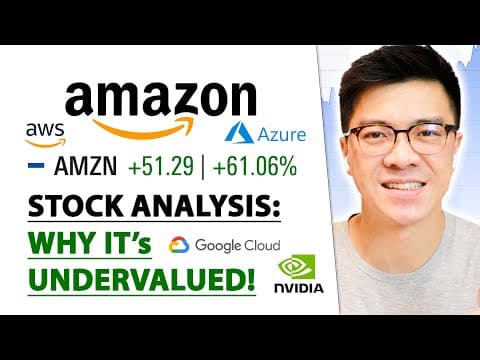 AMAZON (AMZN) STOCK ANALYSIS: Why It's Still Undervalued Now! Intrinsic Value Update! thumbnail