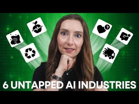 6 Overlooked AI Markets Worth Trillions (No Hype) (AI Industries About to Explode) thumbnail