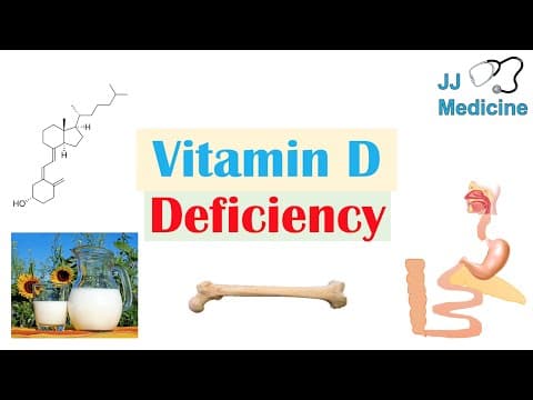 Vitamin D Deficiency | Absorption & Metabolism, Purpose of Vit D, Causes of Deficiency thumbnail
