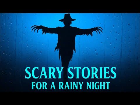 Scary Stories Told In The Rain  |  Thunderstorm Video  |  HD Rain Video thumbnail
