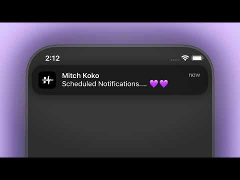 ⌚️📱 Scheduled Notifications • Flutter Tutorial thumbnail