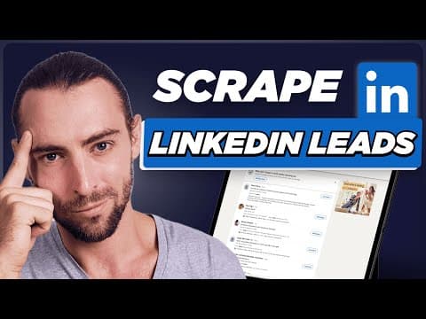 How to Scrape UNLIMITED LinkedIn Leads In 7 Minutes (Seriously) thumbnail