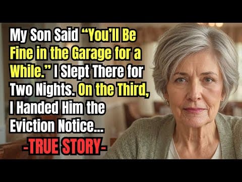 HER TRUE STORY FROM PENNSYLVANIA 👵💔 My Son Said “You’ll Be Fine in the Garage for a While ” I Slep… thumbnail