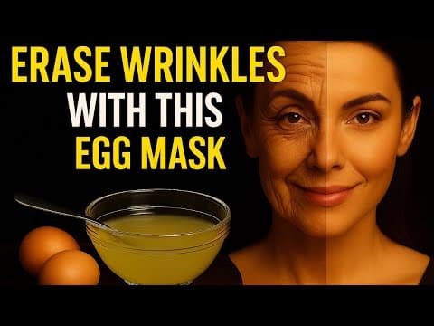 Reverse Aging in 10 Minutes with THIS Egg Mask | Natural Wrinkle Eraser & Skin Tightening Remedy thumbnail