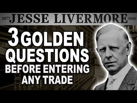 Jesse Livermore | Hidden Edge That Keeps Traders Alive thumbnail